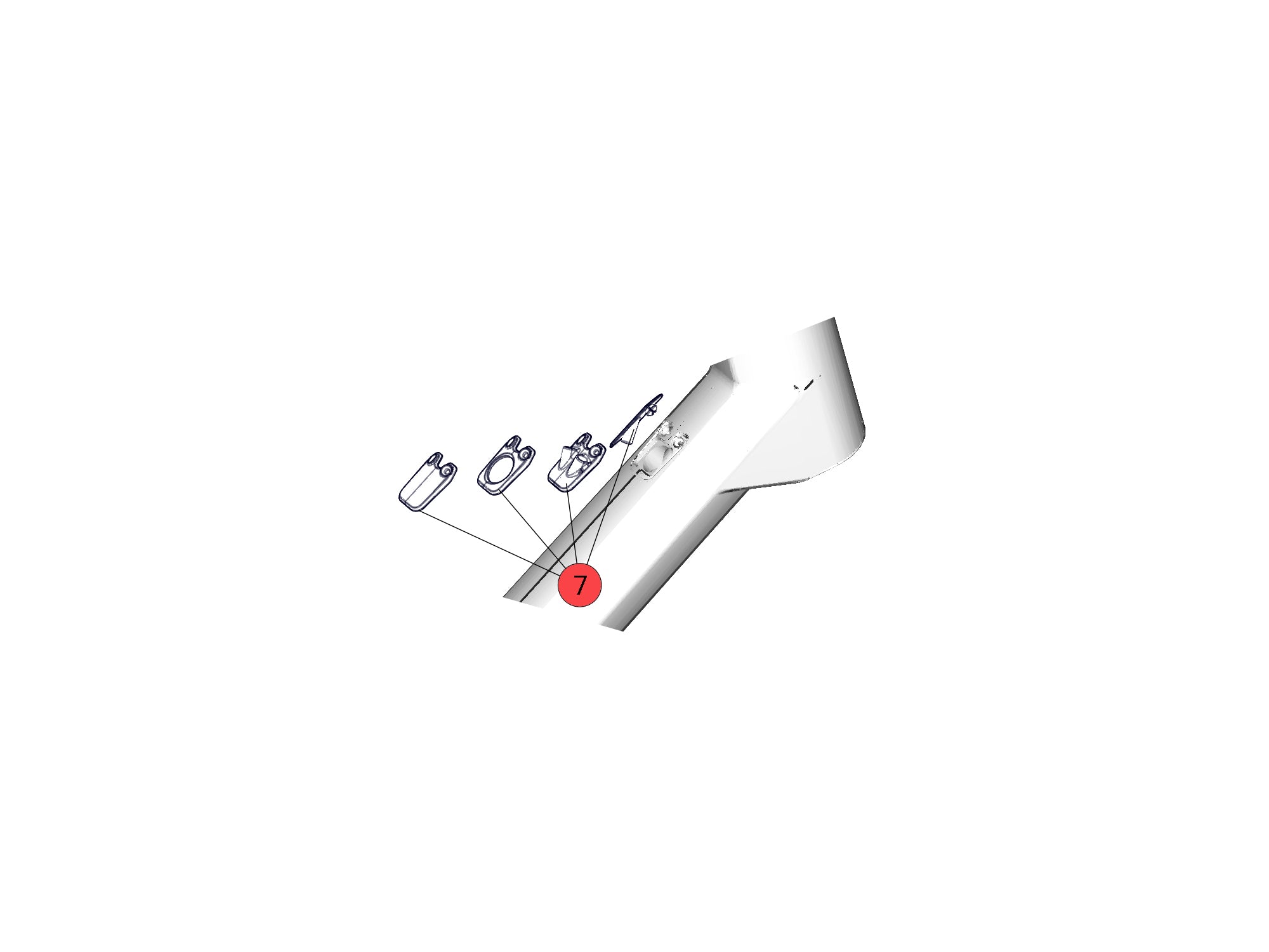 Cable Guide - No 24 BMC Cable Guide - No 24