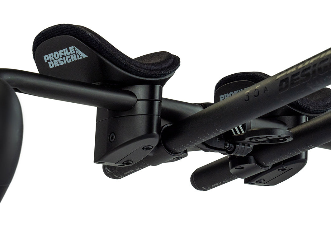 Clamp Set Carbon Aero Cockpit Clip-On Extensions ICS Aero Clip-On Extensions Black – BMC USA Corporation