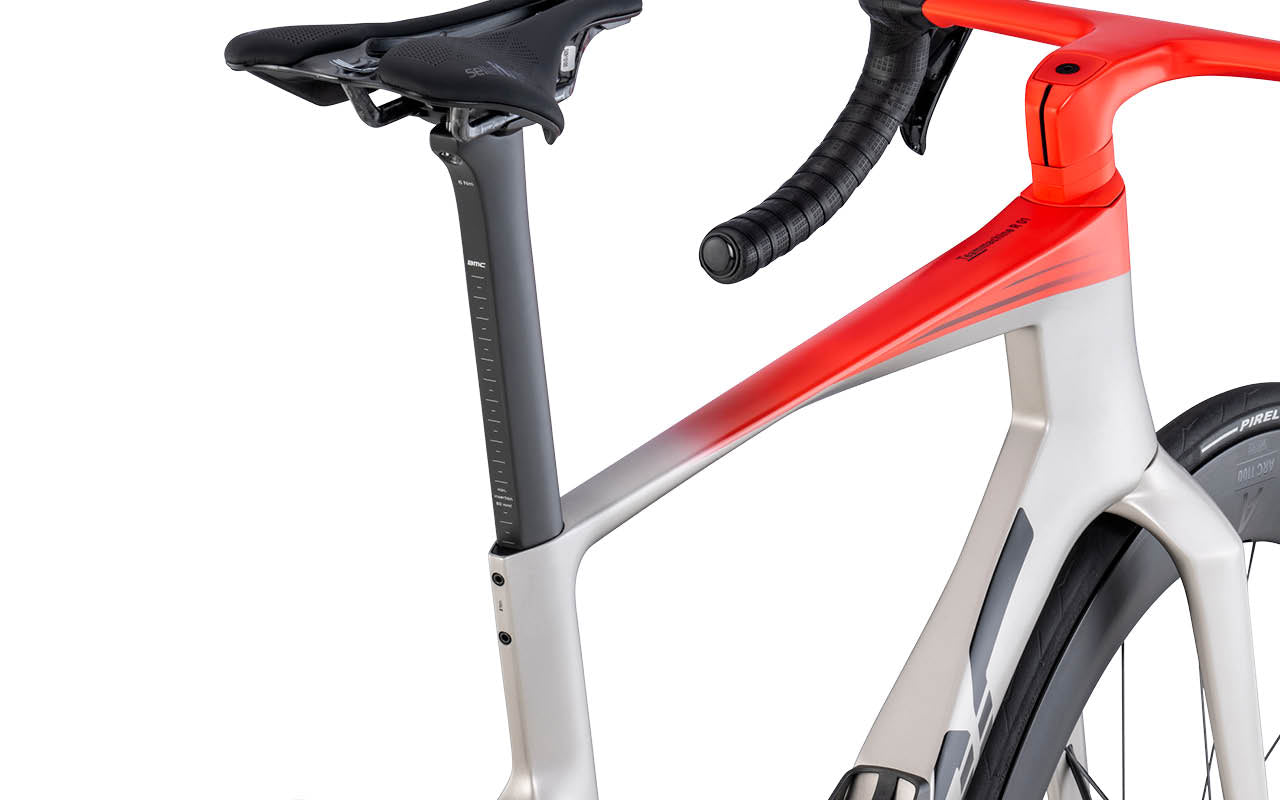 Teammachine R 01 TWO Arctic Silver / Neon Red – BMC USA Corporation